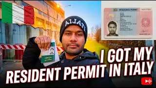 Alhamdullilah I got my first resident permit in Italy #PermessodiSoggiorno #residentpermit #italy