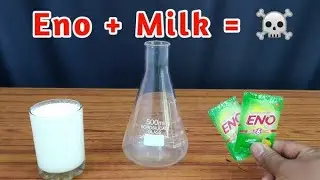 Don't Mix Eno In milk- Shocking Results 😱 ll But we mix....☠️