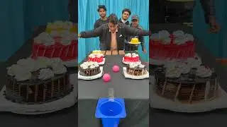Best ball roll win cake 🎂 family challenge ✅ #shorts #game