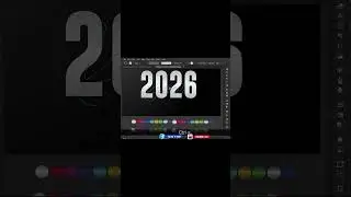 Happy New Year Typography Design | Adobe Illustrator Tutorial 2026