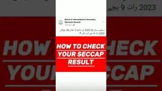 HOW TO CHECK YOUR SECCAP RESULT FOR 2023 @samajstory6173