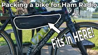 How I pack my Road Bike for Ham Radio Portable Ops