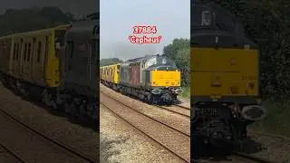 37884 &lsquo;Cepheus&rsquo; Dragging Merseyrail Units 508126 & 507026 to Sims Scrapyard #arthurgrowler #37884