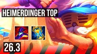 HEIMERDINGER vs AATROX (TOP) | NA Challenger | 26.3