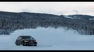 Ice Lake Drift with the AUDI RS6