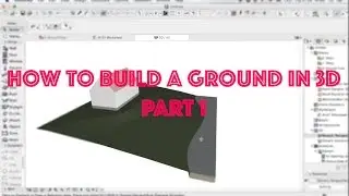 ARCHICAD: HOW TO BUILD MODEL TERRAIN USING THE MESH TOOL PART 1