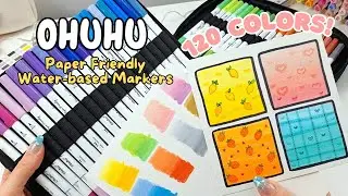Unboxing New Ohuhu Water-based Markers!✨️