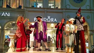 The Venetian Resort Las Vegas - the Best Free Show - Streetmosphere Show in Grand Canal Shoppes