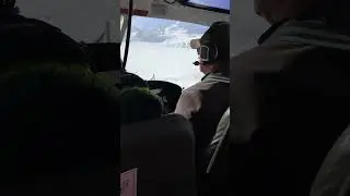 Helicopter ride to a glacier in New Zealand. #newzealand #helicopter #glacier #travel