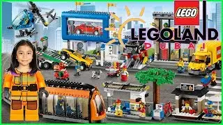 Ira and Bella Visit LEGOLAND DUBAI I Themepark FAMILY Adventure | Giant Lego City With Moving Toys
