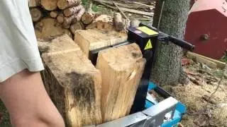Clas Ohlson CoCraft LSV 6t wood splitter first test
