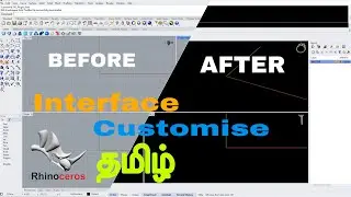 Rhino Interface Customization in Tamil | Before/After Clean Setup | Jewellery Design Tamil