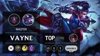 Vayne Top vs Akali - KR Master Patch 9.14