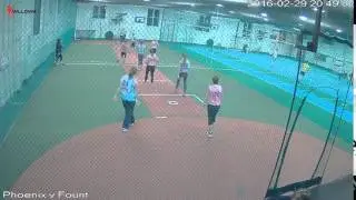 19598 Court1 Willows Sports Centre Cam1 Phoenix v Fountains - Monday 5-a-side league Division 1