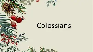 COB Service - Colossians 1:24-2:5