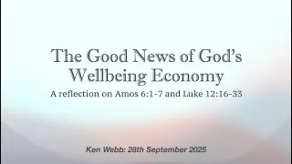 God's Wellbeing Economy
