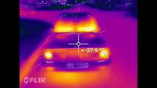 Thermal Camera test on BMW e30 heating points