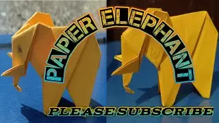 origami elephant ||🐘|| how to make paper elephant // origami paper Hathi kaise banate hain //🐘//~👍👌