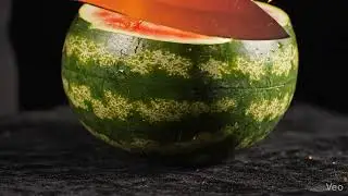 Most Satisfying Watermelon Cutting Ever 🍉