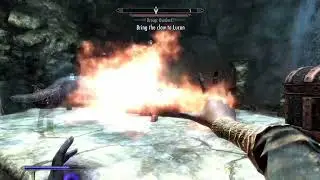Skyrim - Necromancer vs Draugr Overlord