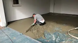 Verlegung von Schnellestrich in der Garage 2018-10-06 (4)