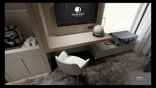Interior Room Hotel 3D Animation