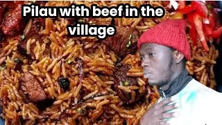 Приготовила плов для своей семьи в сельской местности Уганды 🇺🇬