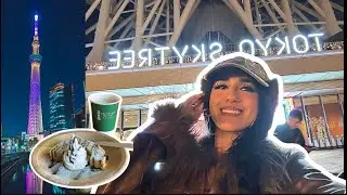 Come with me as a solo traveler to Tokyo Skytree at NIGHT! 