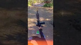 DROPPING A 556 FROM THE END OF THE MUZZLE INTO THE AR 15 AND SHOOTING 🔥‼️🎯🤩🤘