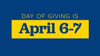 Day of Giving Is April 6-7
