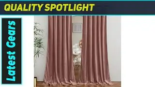 RYB Home Wild Rose Curtains: A Stylish Blackout