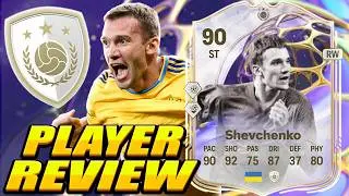 He FINISHES EVERYTHING&hellip; 💥🔥 90 Future Stars Icon Shevchenko Review! 90 Shevchenko Player Review!