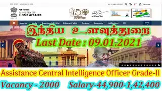 Assistance Central Intelligence Officer Grade-II