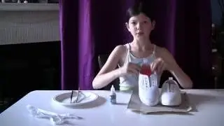 DIY Glitter Shoes