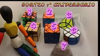 7 cubos para 7 ocasiones. SORTEO INTERNACIONAL CUBO RUBIK. 7º ANIVERSARIO. 2024