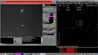 CCDCIEL deepsky imaging program,  the basic operation of the program.