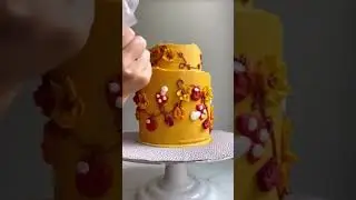 Fall bunting cake
