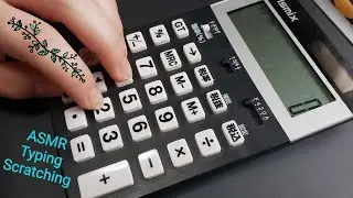 #ASMR Typing And Scratching On Keyboard And Calculator