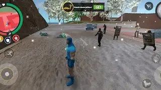 Rope Hero Game Gameplay | High Speed Bike Racing, Car Racing & Intense Police Fighting Action