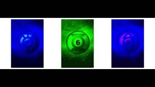 Thomas (Blue Lantern), Percy (Green Lantern) and James (Indigo Lantern) V8