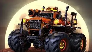 নতুন মনস্টার গাড়ির ফাইটিং। #monstertruckjump #monsterchallenge #monstergamerace#racegame