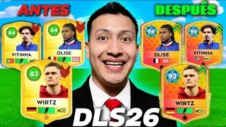 🤩ÉPICOS FICHAJE AL “MÁXIMO” EN DLS 26😱vitinha_ olise_wirtz MEJORADOS !!
