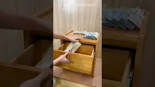 Clever Nightstand Hack &ndash; Build a Hidden Safe for Cash #SecretStorage  #HomeHacks #DIYProjects #ASMR
