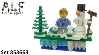 Lego Seasonal 853663 Iconic Holiday Magnet - Lego Speed Build Review