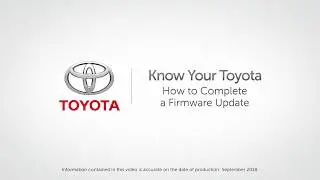 Know Your Toyota | How to Complete a Firmware Update on Toyota Vehicles