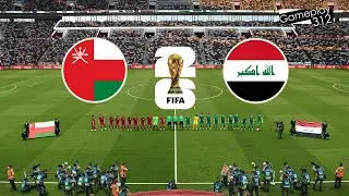 OMAN vs IRAQ | FIFA World Cup 2026 USA | Full Match All Goals |  PES Gameplay