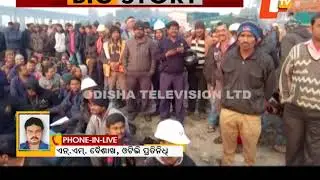 Workers of Stevedore associations stage indefinite cease work stir at Paradip port