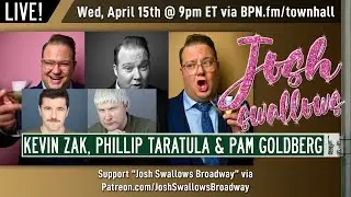 BPN Town Hall: JSB featuring Kevin Zak, Phillip Taratula & Tony Award Nominee  Pam Goldberg.