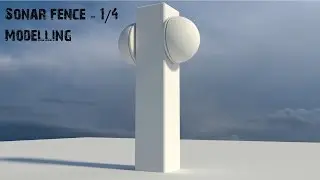 Modelling the Lost Sonar Fence in Blender 1/? Mesh modelling