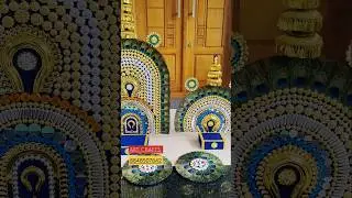 Peacock Thidambu 🦚#shorts #trending #viral #reels #peacock #thidambu #alavattom #art #craft #temple